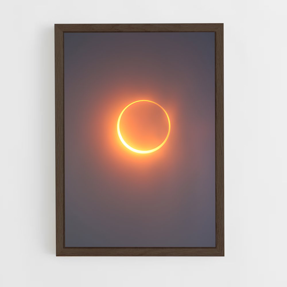 Poster fascinant éclipse annulaire – affiche Univers (vue 5)
